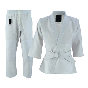 Men's BJJ <b>Kimono</b> <b>White</b> 100% Cotton 340g Regular Fit Quick Dry Durable Breathable Adult Martial Arts Wear JUJITSU SPORTS - Product Image 6