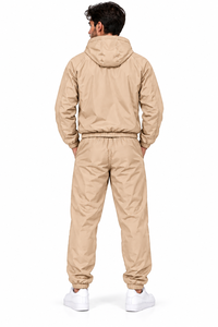 Custom Windbreaker Zip-up Hoodie Nylon Tracksuit Jacket Jogger Set Sweatpants <b>Wind</b> <b>Breaker</b> Jacket Tracksuits for Men - Product Image 2