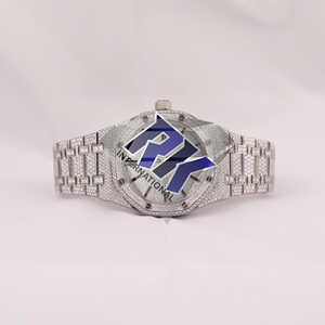 VVS Moissanite High Quality 41MM Hot Sale Luxury <b>Men's</b> <b>Watch</b> with Stainless Steel Band Premium Limited Edition Glass Dial - Product Image 1