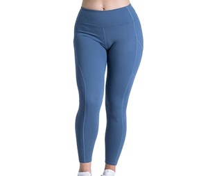 Mallas de Yoga para entrenamiento de cintura alta con cintura elástica, ropa de calle de punto sin costuras para mujer, pantalones de Yoga para levantamiento de glúteos - Product Image 2