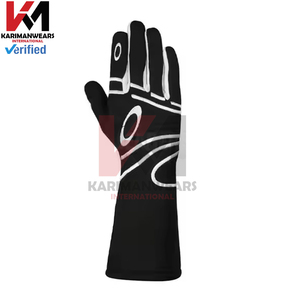 Gants de karting imprimés par sublimation, design personnalisé, équipement de course de karting, gants de course respirants à doigts complets, vente en gros OEM - Product Image 2