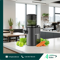 Sudex JE59 Elektrische Fruit- en Groentepers 350W Koudpers Grote Opening Masticating Slow Juicer Extractor Machine Professionele Kwaliteit