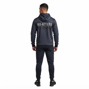 <b>Mens</b> <b>Black</b> Pullover Hoodie With Honeycomb Pattern Graphic Print Custom Streetwear <b>Sweatshirt</b> - Product Image 2
