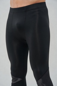 Leggings de sport sans couture pour hommes, avec design personnalisé à la taille, confortables et respirants, pour la course à pied, vente en gros - Product Image 2