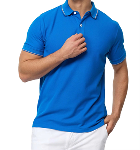 Polo décontracté à manches courtes pour homme – Style urbain, prix de gros, design personnalisé, logo sur mesure, respirant, durable, idéal pour l'été et le quotidien - Product Image 1