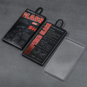 Boîte d'emballage en verre trempé personnalisée pour protecteurs d'écran de téléphone portable, équipée de différents types de crochets. - Product Image 2