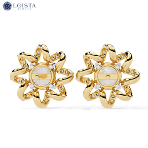 Diamant de laboratoire rond taille brillant pour boucles d'oreilles de fiançailles avec certificat IGI, bijoux de luxe pour femme - Product Image 4