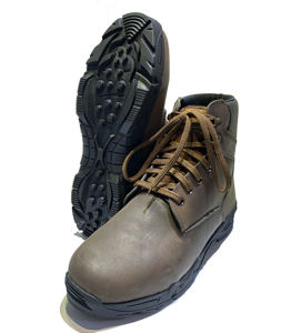 Nouvelles bottes en cuir pour femmes, mode <span class=keywords><strong>vintage</strong></span> automne/hiver, couleur unie - Product Image 3