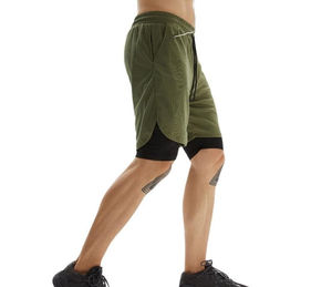 Short de plage personnalisé de haute qualité avec compression intégrée, en polyester et élasthanne, pour l'été, la gym, le sport et les entraînements - Product Image 6