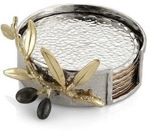 Decorative Handmade Metal Mug Coaster Collection For Stylish Dining Presentation And Furniture Preservation - Product Image 3