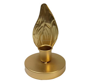 Fleur de Lotus Design Photophore Bougeoir Or Fer Parfait pour décor de fête Salle à manger Salon Décoration - Product Image 5