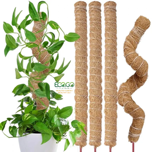 Poteau en fibre de coco flexible pour plantes Monstera, Philodendron, Pothos – Support naturel en fibre de bois – Vente en gros Eco2go Vietnam - Product Image 3