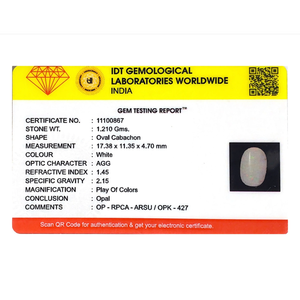 Ethiopian Fire Opal 6.05 Carat Raw Loose Gemstone for Fine Jewelry - Product Image 4