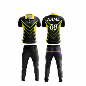 Camiseta y Pantalón de Cricket Personalizados con Estampado de Bandera por Sublimación, Uniforme de Equipo de Manga Corta para Hombre - Product Image 6