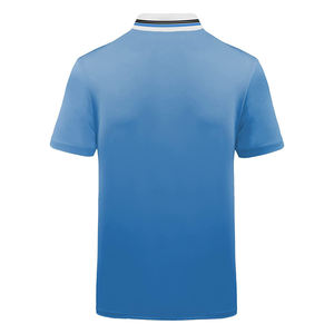 เสื้อโปโลผู้ชายพรีเมียมแบบคัลเลอร์บล็อก ผ้าคอตตอนผสมโพลีเอสเตอร์ สำหรับกอล์ฟ แขนสั้น รับผลิตแบบ OEM ODM จากโรงงานผู้ผลิต - Product Image 6
