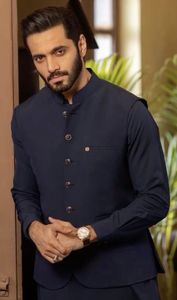 9. Chaleco Formal para Hombre, Chaleco Bordado Étnico Premium, Ropa Tradicional Pakistaní para Ocasiones Especiales, Diseños Personalizados, Tallas - Product Image 4