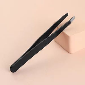 Pinzas para Pestañas de Acero Inoxidable Rosa, Punta Suave, Herramienta de Maquillaje de Precisión - Product Image 2