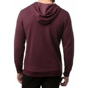 Sweat-shirts à capuche en molleton de coton, couleur unie, manches longues, vente en gros pour l'hiver, design personnalisé, pull à capuche pour hommes - Product Image 3