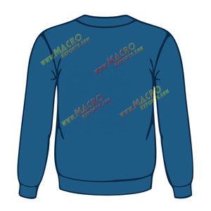 สเวตเตอร์คอกลมแบบสวมหัวสำหรับทุกเพศเสื้อสเวตเตอร์ลำลองพิมพ์ลายซับลิเมตออกแบบได้ตามต้องการ - Product Image 6