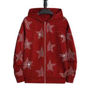 Top Quality Men <b>Rhinestone</b> <b>Hoodies</b> Adult Wear Hot Selling Comfortable Cheap Price <b>Rhinestone</b> <b>Hoodies</b> with Custom Logo/designs - Product Image 1