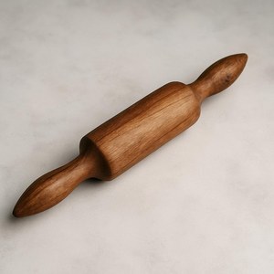 Natural Beech Wood <b>Rolling</b> <b>Pin</b> Durable Kitchen Baking Utensil - Product Image 2
