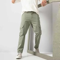 Herren Cargo-Hosen Stylisches Utility-Taschen-Design Premium Baumwollmischung Freizeitkleidung