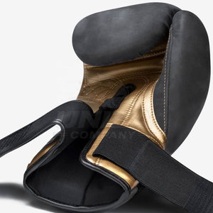 Durable Leather MMA Gloves with Hand Grips Breathable Lining Adjustable Hook-and-Loop <b>Strap</b> for Boxing Training and Practice - Product Image 6