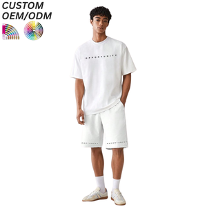 เสื้อยืดลำลองถักนิตติ้งระบายอากาศสำหรับผู้ชาย ชุดเสื้อยืดสตรีทแวร์ฤดูร้อนน้ำหนักเบา รับพิมพ์โลโก้ตามสั่ง รองรับ OEM ODM ขายส่ง คุณภาพตรวจสอบ 100% - Product Image 4