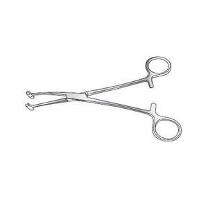Pinces à mâchoires larges dentelées Willet Martel Scalp Flap Forceps, 190 mm de long, en acier inoxydable, pour la réparation des lacerations du cuir chevelu - Product Image 1
