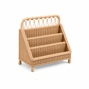 Étagère à livres pour enfants en rotin tressé à la main, style bohème moderne, prix de gros du Vietnam - Product Image 3