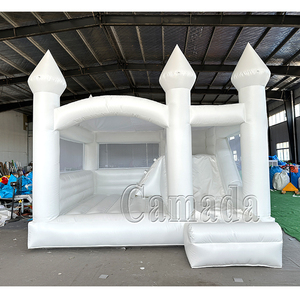 Castello Gonfiabile Commerciale Bianco per Matrimoni, Combo Scivolo Gonfiabile per Bambini e <span class=keywords><strong>Adulti</strong></span> - Product Image 5