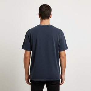 High Quality Wholesale 100% Cotton Plus Size Men's T-Shirts Plain Custom Silk Screen Printing Oversized White Blank T-Shirts - Product Image 5