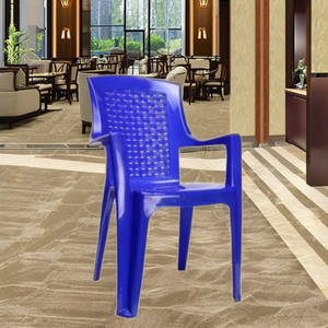 เก้าอี้พลาสติกขอบโค้งมีแขนทนทานต่อการวางซ้อนกันได้ที่นั่งสบายน้ำหนักเบาสำหรับโรงแรม - Product Image 3