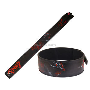 Cinturón de Levantamiento de Pesas para Entrenamiento en Gimnasio, Cinturón de Soporte de Fuerza con Logotipo Personalizado, Tamaño y Color por BURAQ MMA SPORTS - Product Image 3