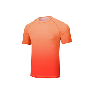 Harry Johnson Men's Gradient Blue <b>White</b> Short Sleeve Rash Guard Quick Dry Breathable Eco-Friendly UPF50+ <b>Compression</b> <b>Shirt</b> Adult - Product Image 3