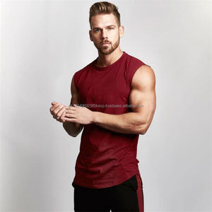 Summer New Men's Muscle Sports Tank <b>Top</b> Oversized O Neck Workout <b>Vest</b> Sleeveless Training Gym <b>Top</b> - Product Image 5
