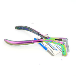 Herramientas de extensiones de cabello de alta calidad, cinta en extensiones de cabello, alicates de presión de agarre antideslizante suave de acero multicolor - Product Image 2