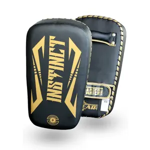 High Quality Customized Thai Kickboxing Pads <b>Shields</b> PU Leather Boxing Fighting Protective Durable Eco-Friendly <b>Kick</b> <b>Shields</b> - Product Image 1