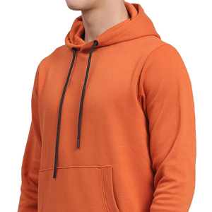 Conjunto Deportivo Unisex con Capucha Naranja, Sudadera y Pantalones de Manga Larga, Color Sólido, Casual, Transpirable, Ligero, con Estampado Acid Wash - Product Image 6