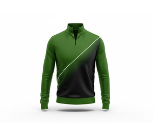 <b>Lightweight</b> Sublimated Sports <b>Jacket</b> with Water Zipper for Men <b>Women</b> Youth Sportswear Quick Dry Team Pullover - Product Image 3
