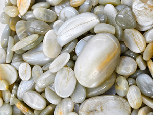 Piedras Preciosas Orgánicas Personalizadas, Cabujón de Piedra Lunar Natural Blanca de Corte Ovalado, Alto Pulido, para Fabricación de Joyería, Envoltura en Alambre, Venta al por Mayor, Rajasthan - Product Image 3