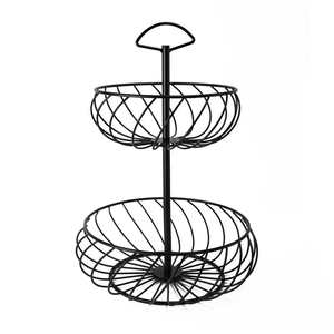 Modern Eco-Friendly Multifunction <b>Rectangle</b> Iron <b>Storage</b> <b>Basket</b> with Handle for Kitchen and Garage Use - Product Image 3