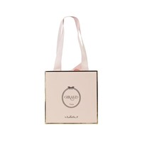 Sacs en papier de luxe avec logo personnalisé, estampage à chaud en or, sacs cadeaux avec poignées en ruban pour le shopping