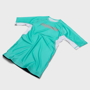 Rashguard MMA personnalisé imprimé pour homme, noir, manches longues, compression, séchage rapide, ajusté, en spandex et polyester, vêtements d'arts martiaux mixtes - Product Image 6