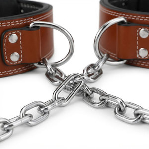 Ceinture en cuir unisexe de qualité supérieure, idéale pour la musculation, résistante à l'usure, pour l'entraînement et le fitness, avec chaîne réglable - Product Image 3