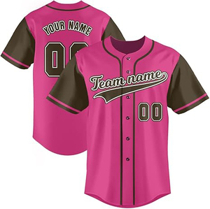 Maillot de baseball à production rapide, uniforme personnalisé, mélange poly-spandex, style équipe professionnelle, étiquettes personnalisées, tissu résistant à la décoloration, teinture intégrale - Product Image 6