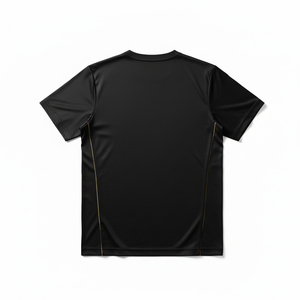 เสื้อยืดออกกำลังกายแขนราแกลน สีตัดกัน เสื้อฟิตเนสทรงแอธเลติก เสื้อยืดออกกำลังกายทนทาน เสื้อผ้าสำหรับฝึกซ้อม ขายส่งเสื้อผ้า - Product Image 4