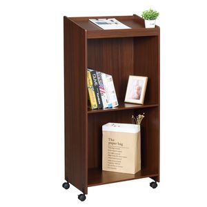 Tavolo da Ufficio Moderno in Legno di Noce con Scomparti Rimovibili - Product Image 1