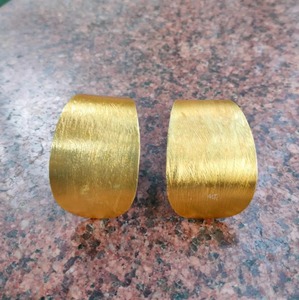 Metal Craft Professional Manufacturer Brass <b>Earrings</b> <b>Top</b> Tier Brass <b>Earrings</b> Solid Color Custom Factory Item Use Brass <b>Earrings</b> - Product Image 2