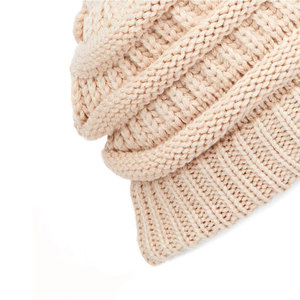 Premium Quality Latest Design Beanie Hat Wholesale 100% Wool 2026 Customized Beanie Hat - Product Image 6